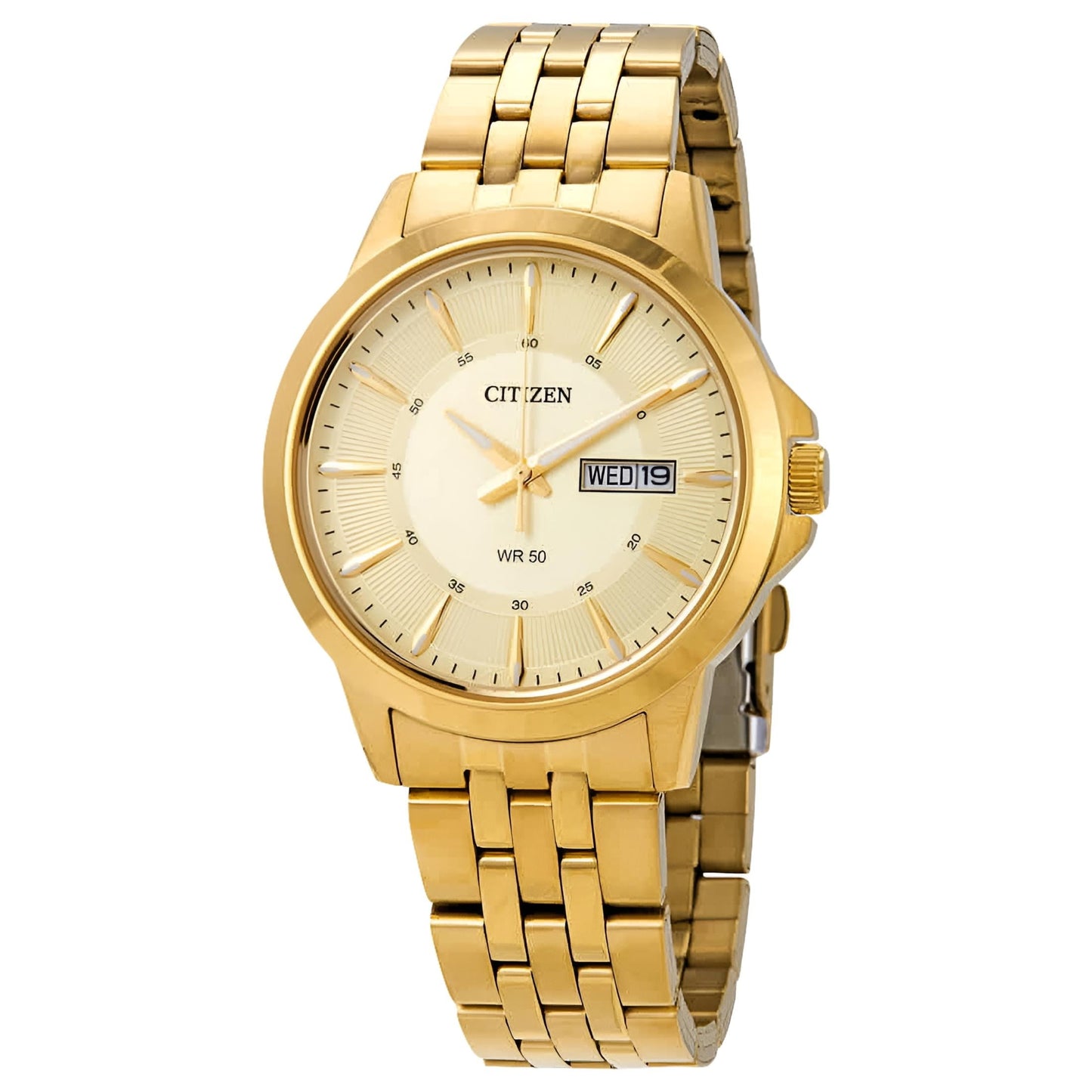 Quartz Champagne Dial Men'S Watch BF2013-56P